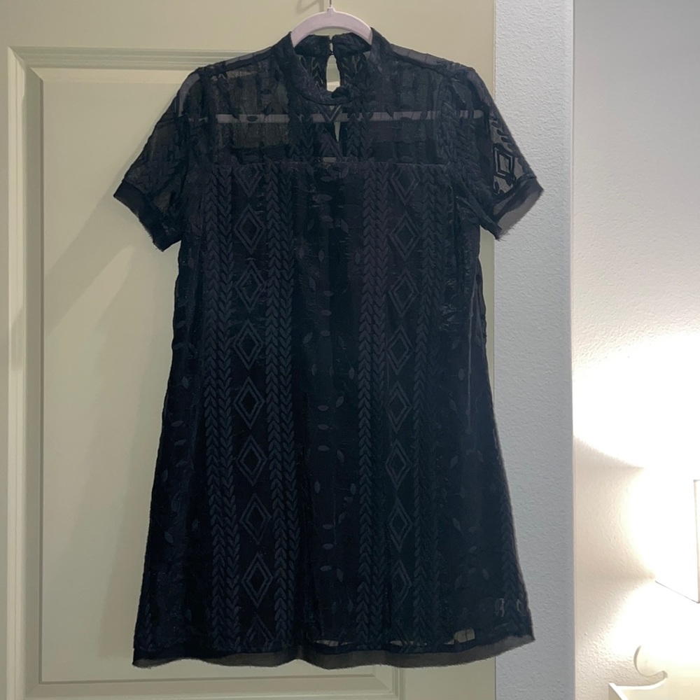Womens moon river dress black size small